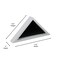 Flash Furniture White Display Case for 9.5 x 5 Veteran Flag HFMHD-GDIS-CRE8-354315-GG - alternate 5